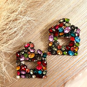 Colorful Rhinestone earrings